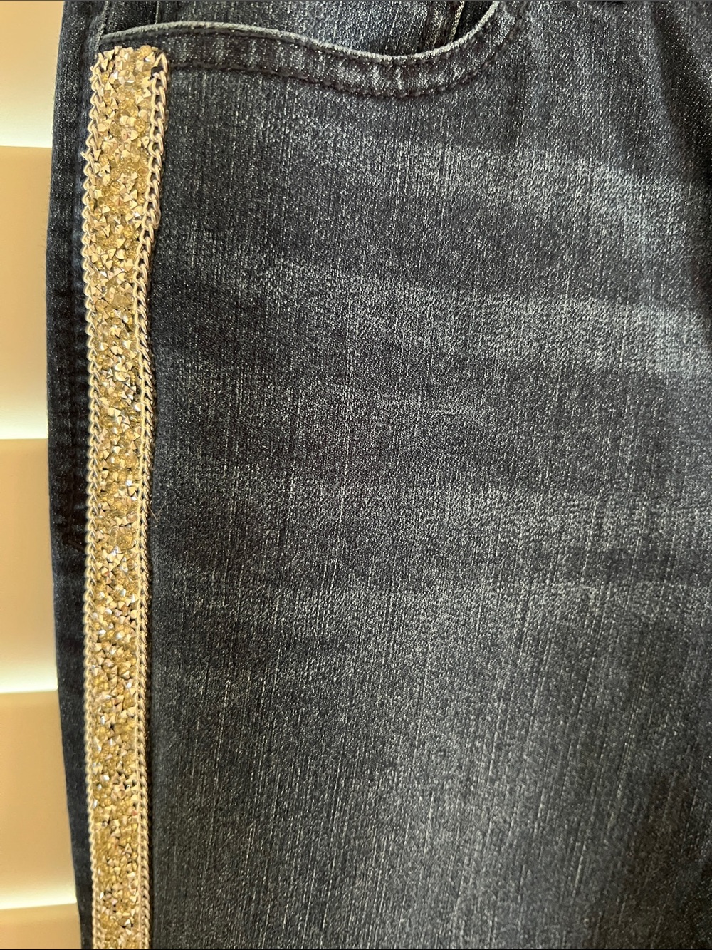 INC Denim Jeans with Sparkle Detail